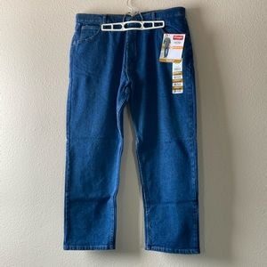 NWT Men’s Wrangler Relaxed Fit Flex for Comfort Medium Stone 40 x 29 Jeans